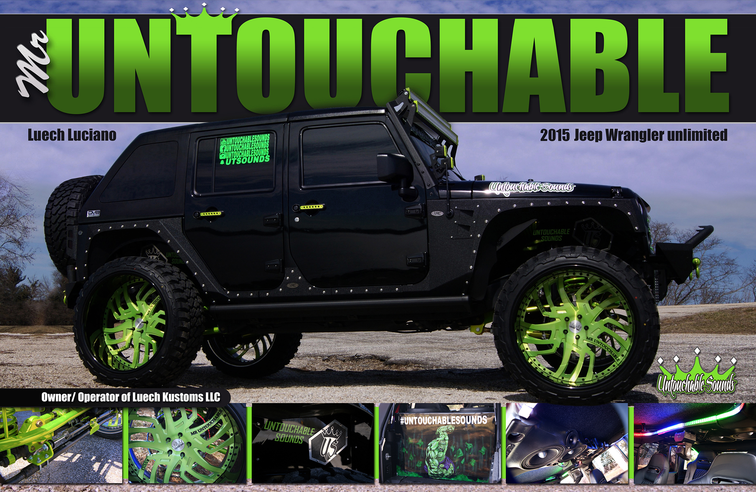 Mr Untouchable's 2015 Jeep Wrangler unlimited custom – East Coast Stylez  Magazine